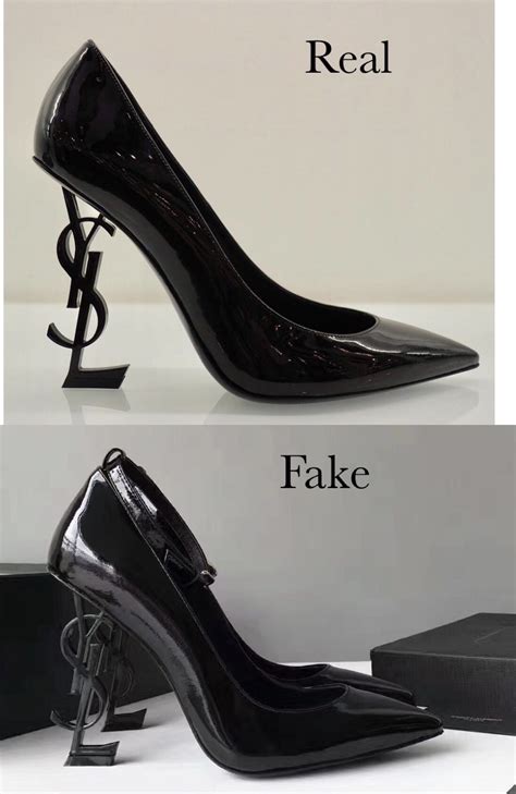 fake saint laurent shoes|YSL Yves Saint Laurent OPYUM SHOE Real Vs. Fake .